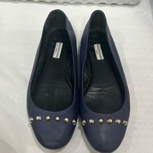 Blue Flats Balenciaga , size 9
